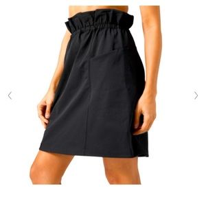 Lu Lu lemon Black Business Skirt